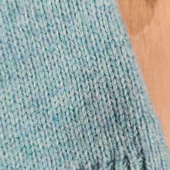 🔺️Gap Turquoise Hi-Low Hem Long Sleeve Sweater XSmall - Picture 9 of 9